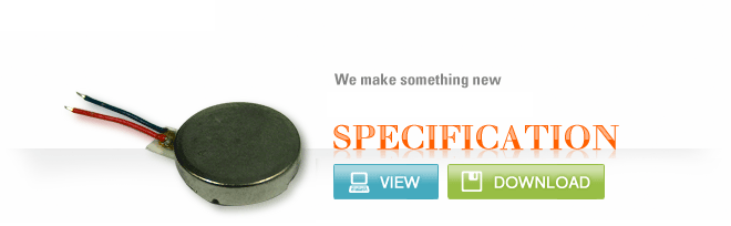 Coin type Vibration Motors | GE1034-BLW01